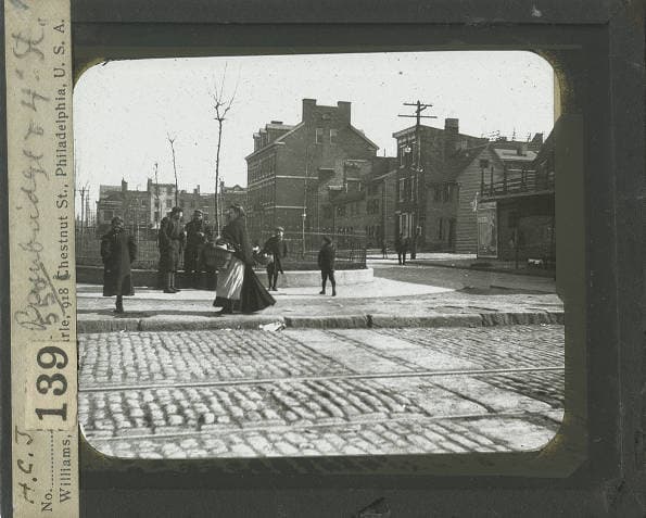 S 4th and Bainbridge Street. Special Collections Research Center, Temple University Libraries.