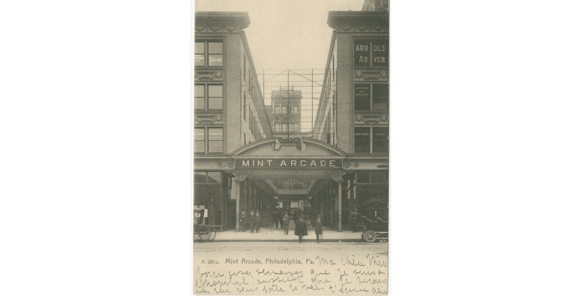 Mint Arcade, 1903